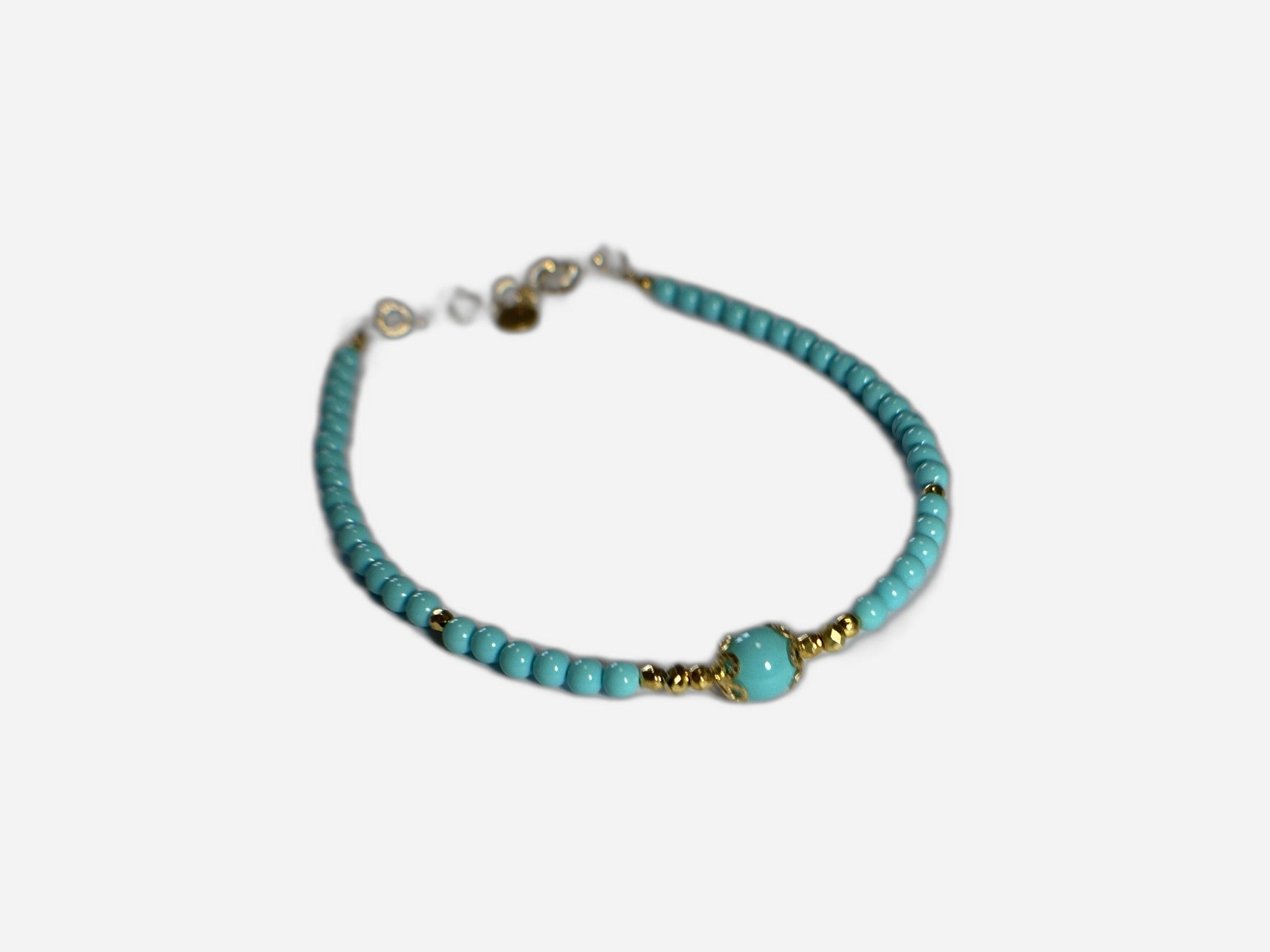 Bracciale Pasta Di Turchese Con Su Coccu