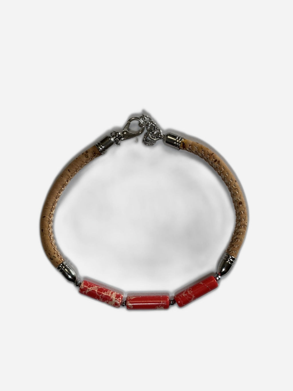 Bracciale Sughero Agata Di Fuoco