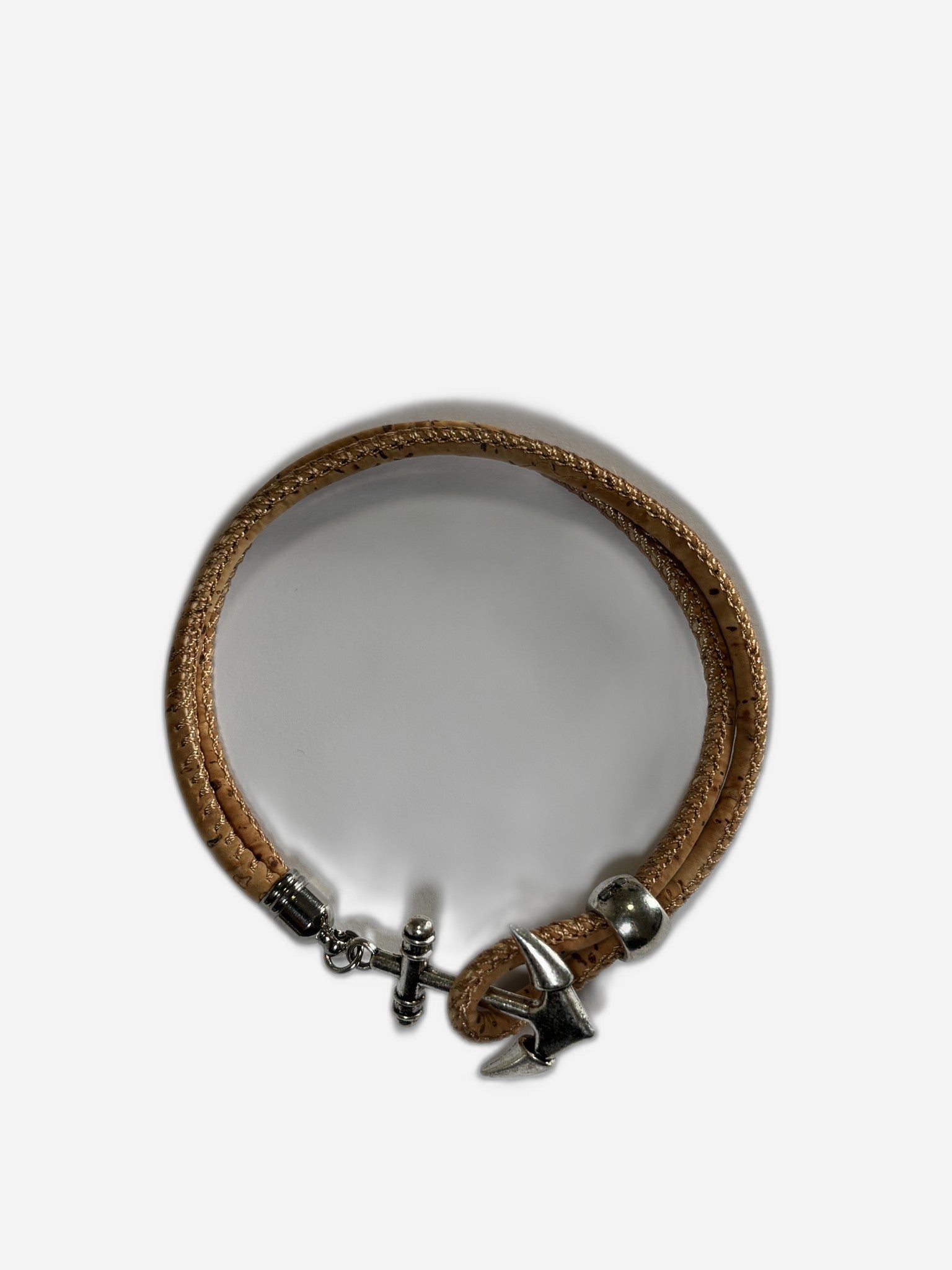 Bracciale Sughero Ancora Uomo