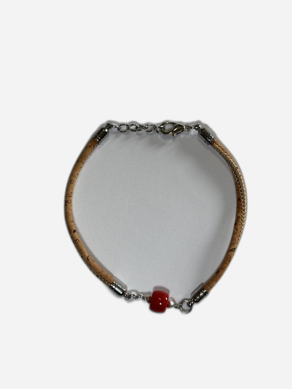 Bracciale Sughero Barilotto Di Corallo
