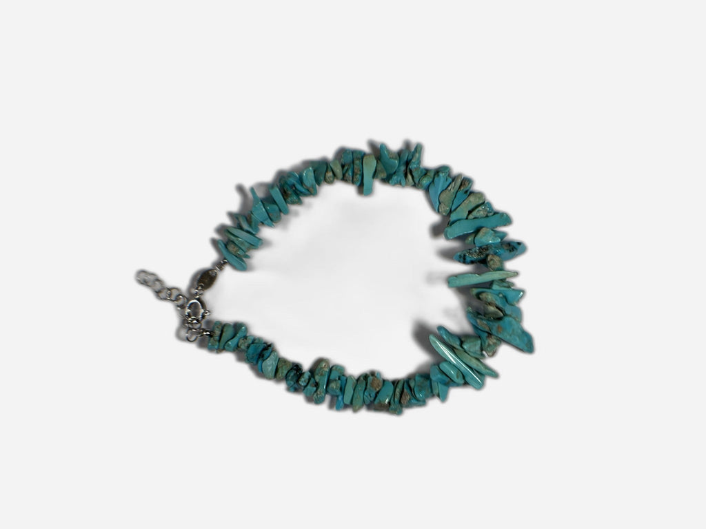 Bracciale Turchese Naturale Taglio Grande