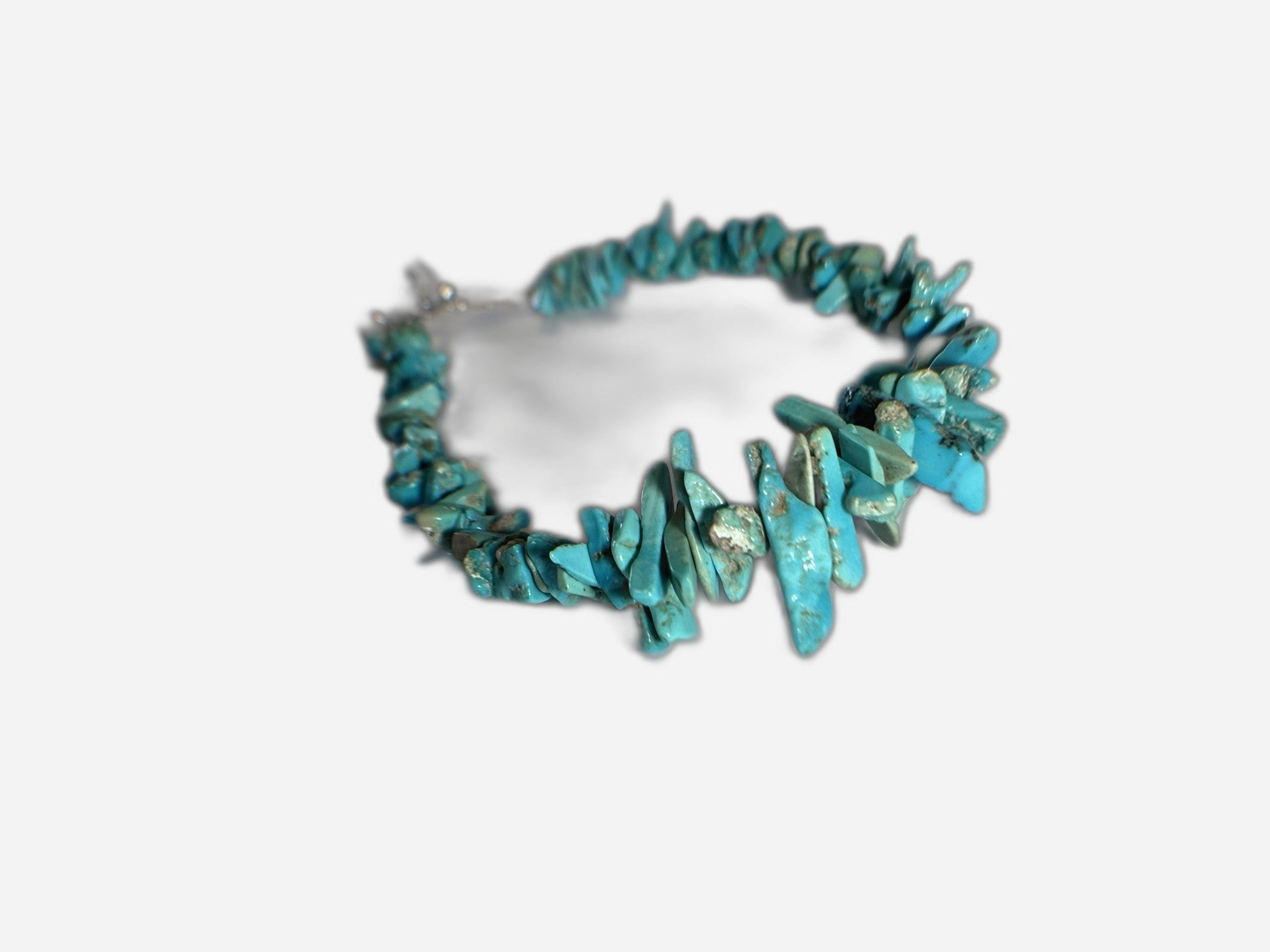 Bracciale Turchese Naturale Taglio Grande