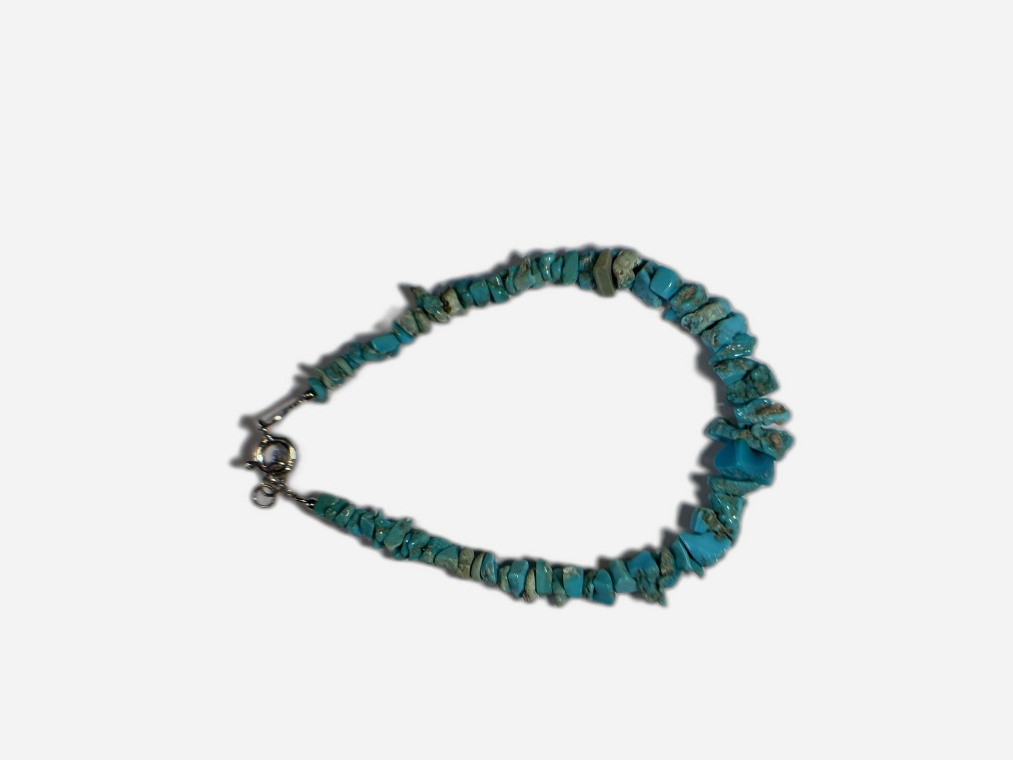 Bracciale Turchese Naturale Taglio Piccolo