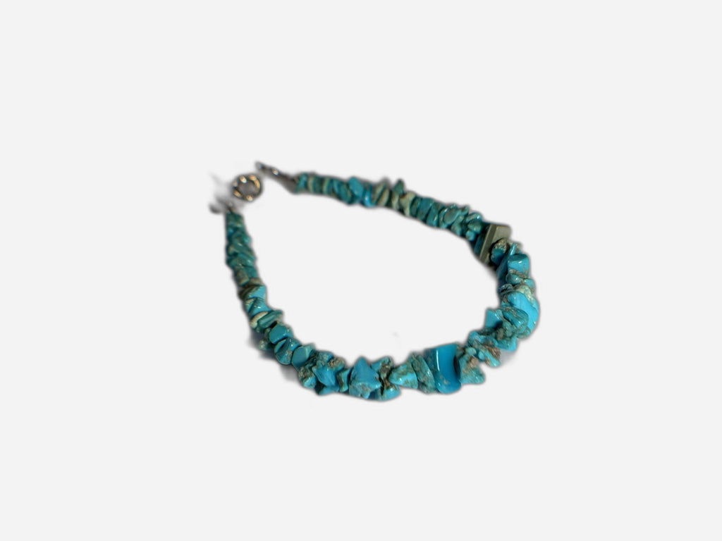 Bracciale Turchese Naturale Taglio Piccolo