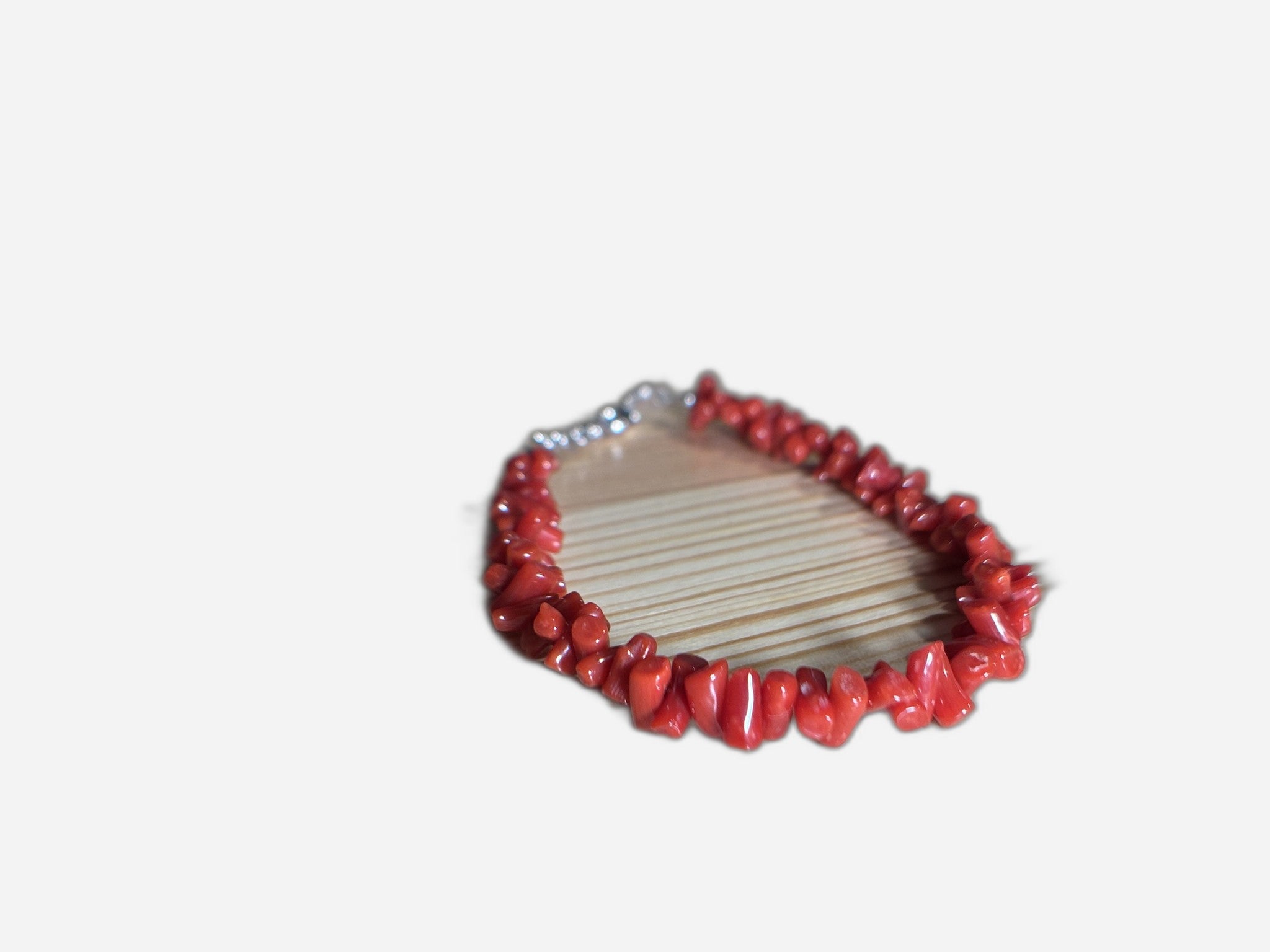 Bracciale Corallo Taglio Cupolino