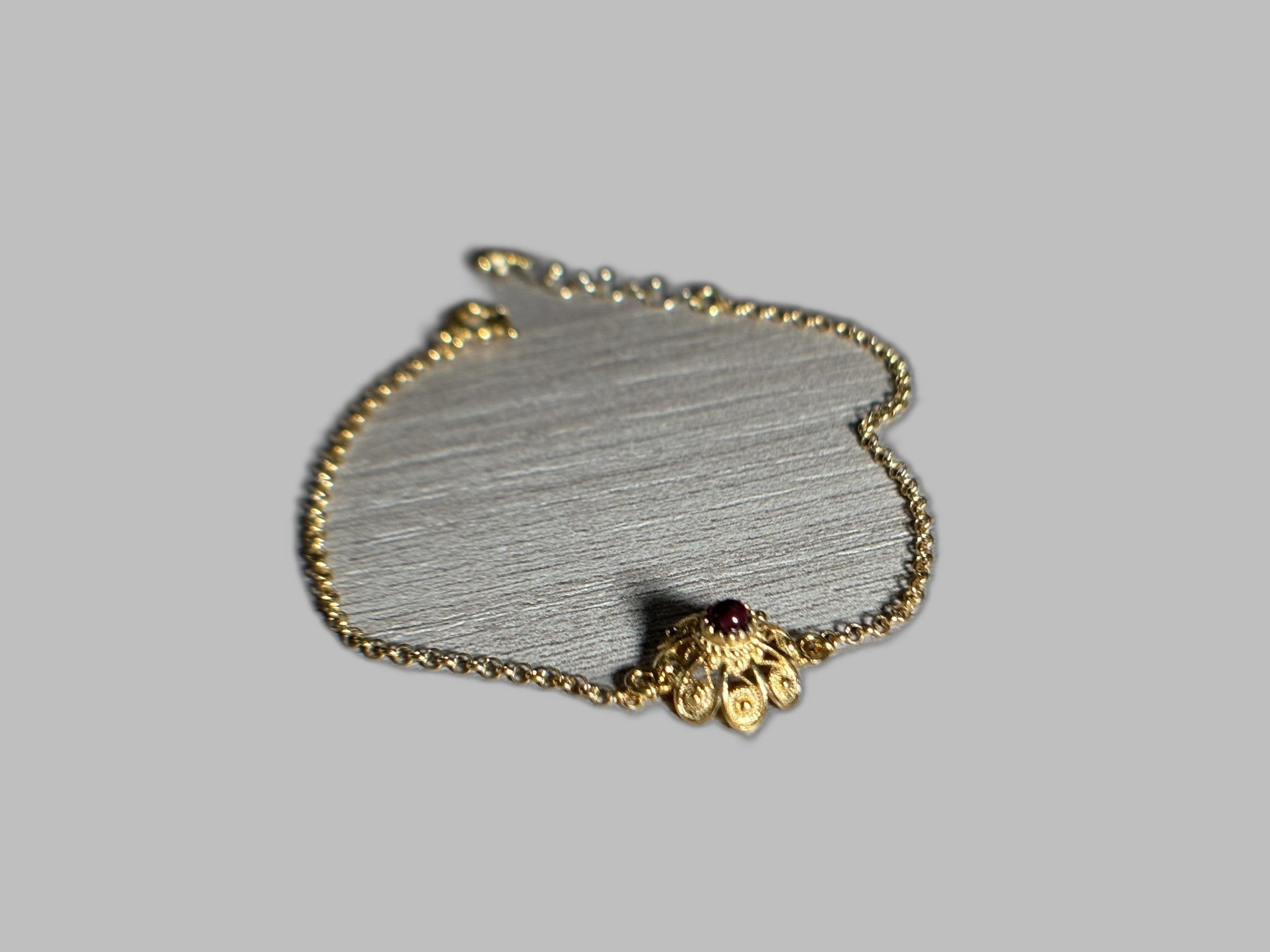 Bracciale Fiore Sardo Con Granata