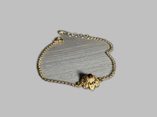 Bracciale Fiore Sardo Con Granata