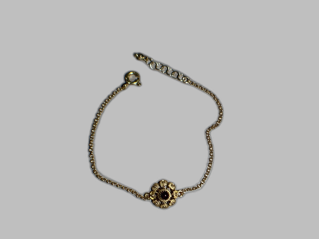 Bracciale Fiore Sardo Con Granata
