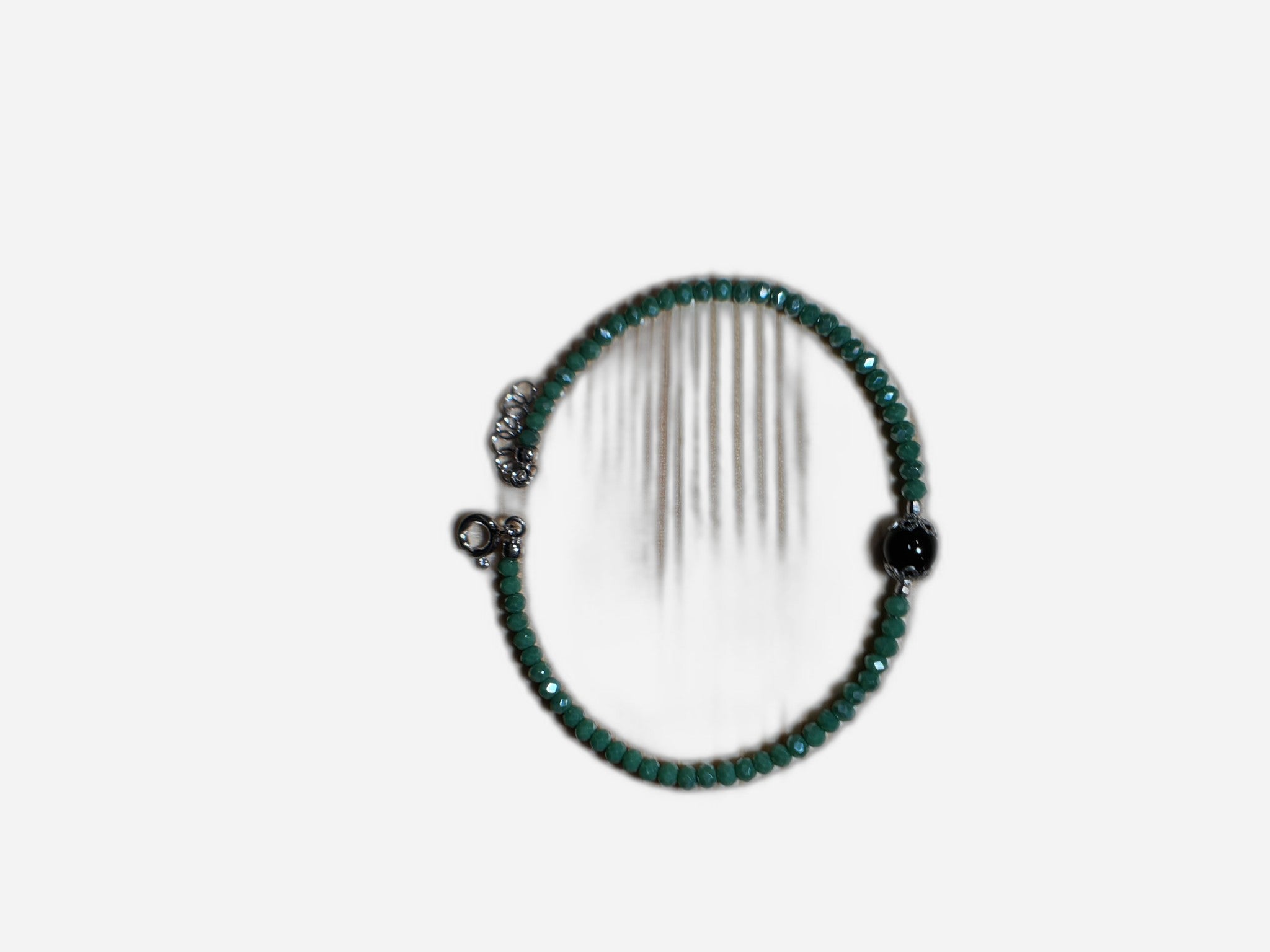 Bracciale Rigido Su Coccu Verde