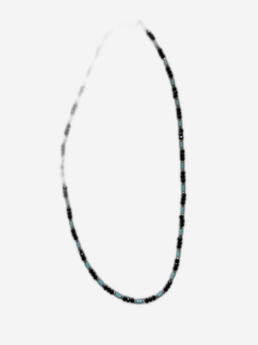 Collana Pasta Di Turchese E Vetro