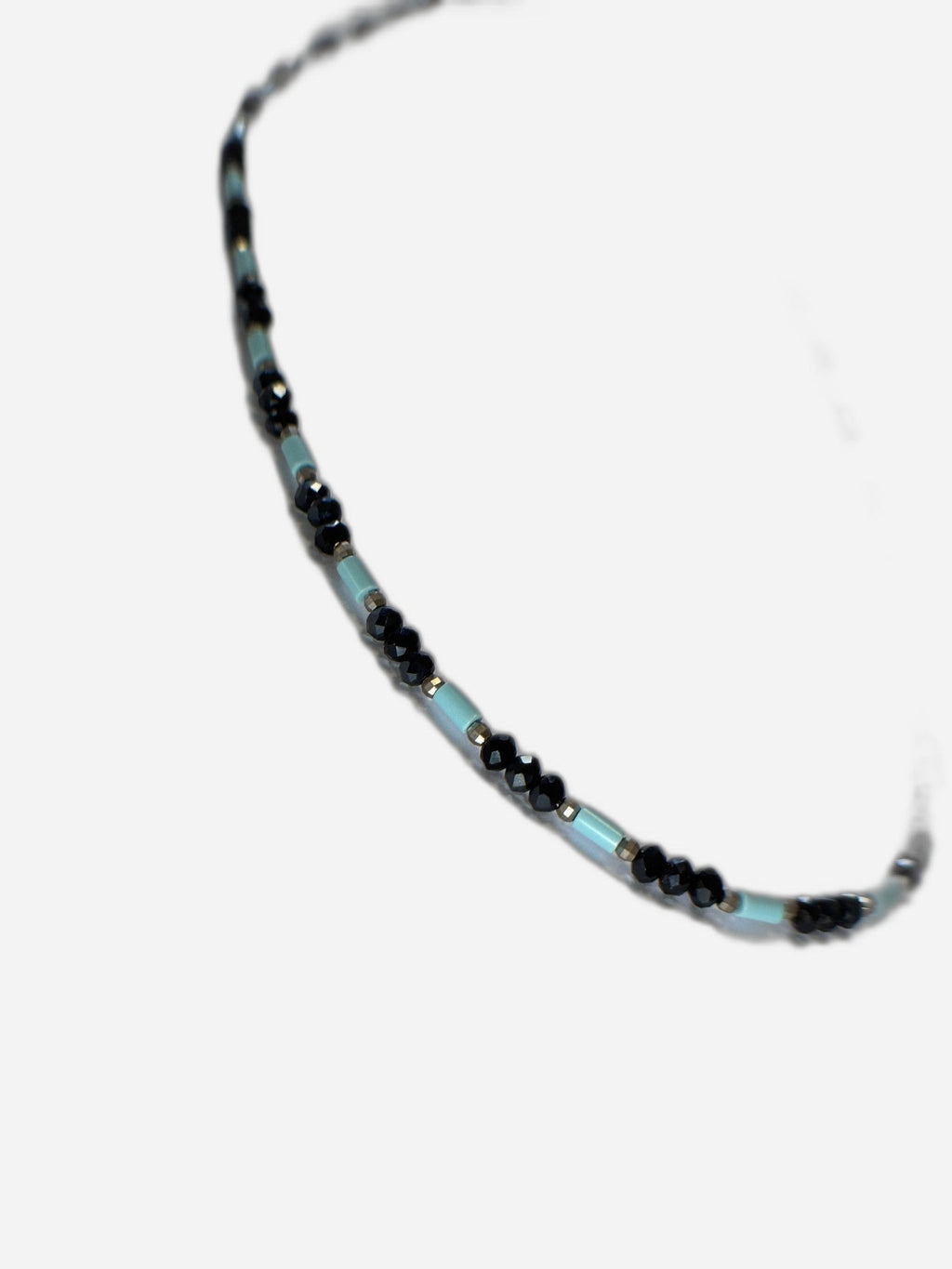 Collana Pasta Di Turchese E Vetro