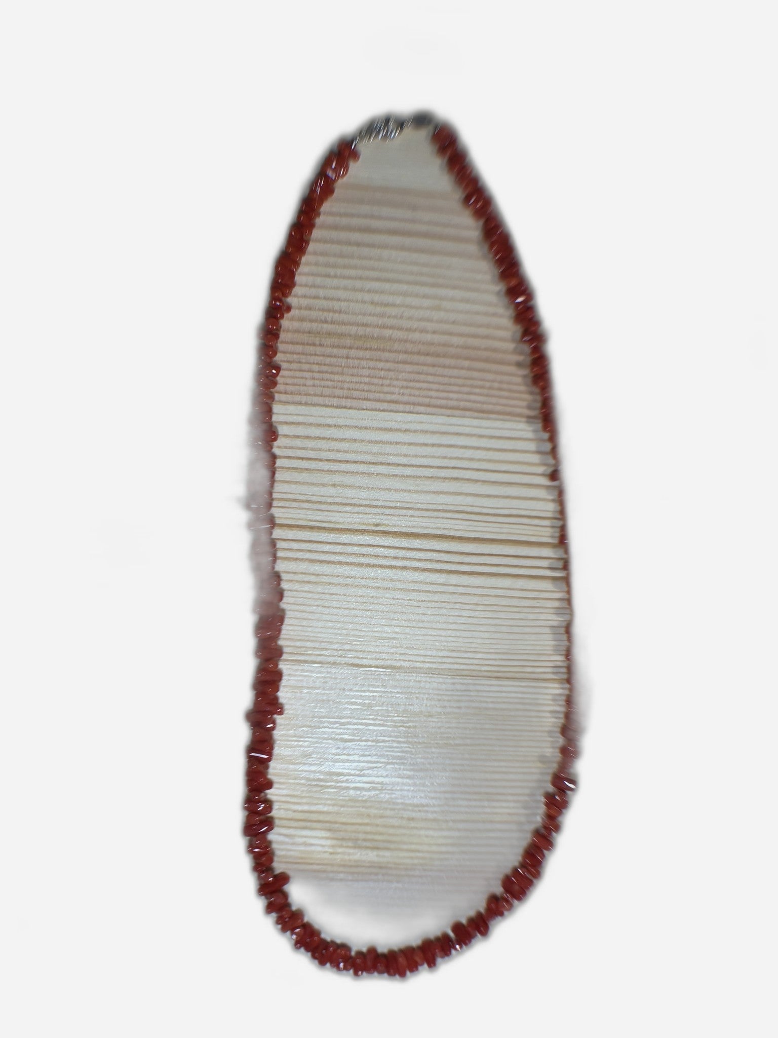 Collana In Corallo Taglio Cupolino