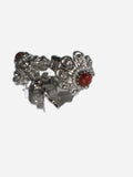 Orecchini Bottone Campidanese Con Corallo